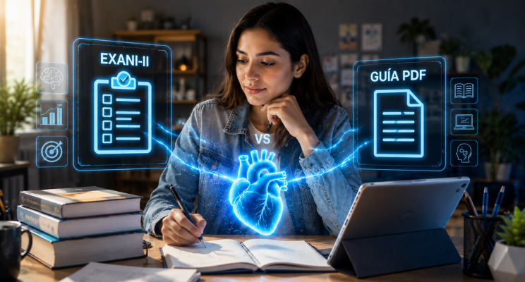 EXANI-II vs guía PDF: ¿Cuál te prepara mejor para el examen de admisión?